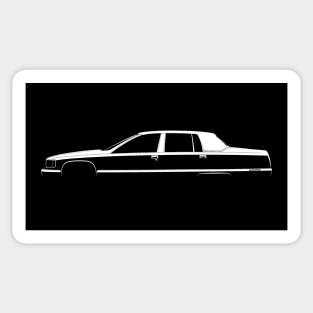 Cadillac Fleetwood (1993) Silhouette Sticker